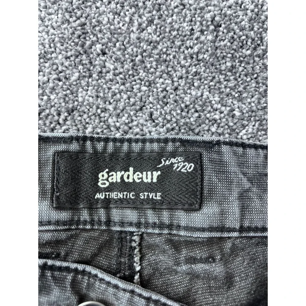 Gardeur Mens Authentic Style Black Pants Size 50 Measures‎ 32x31